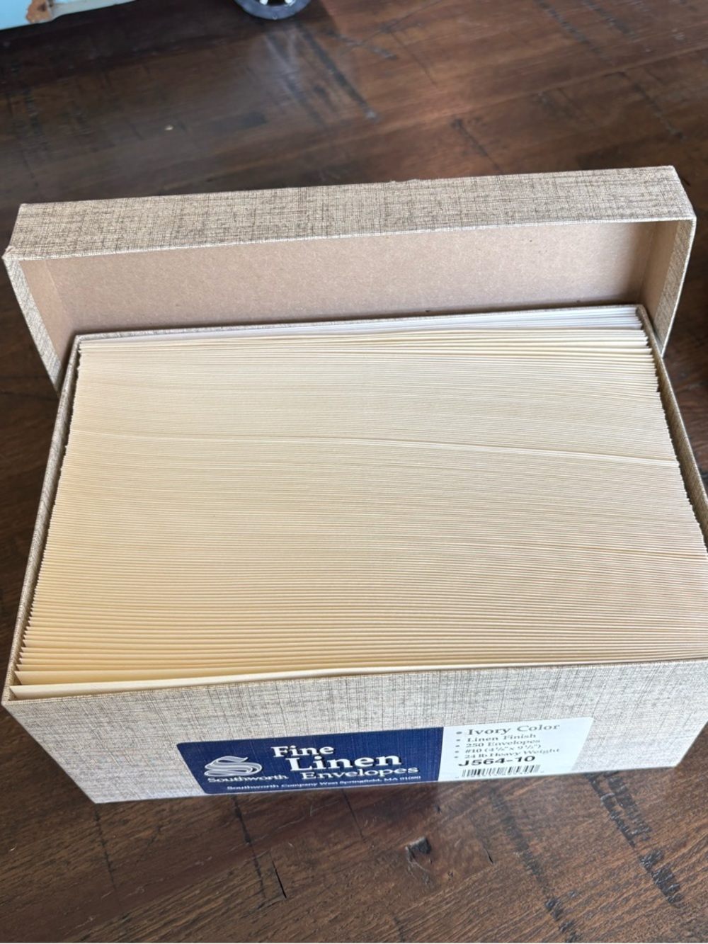 Fine Linen Ivory Envelopes - Box Set